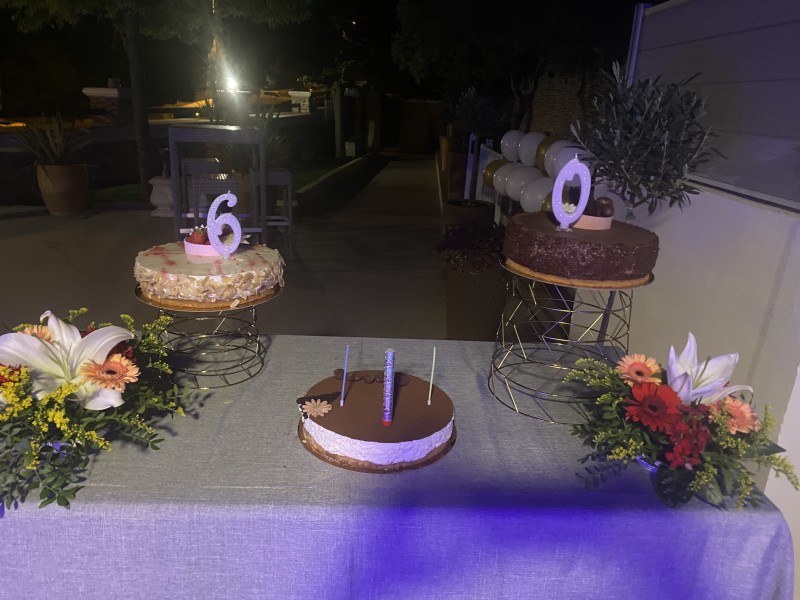 Prestation traiteur pour un anniversaire dans notre salle de réception à Carro près de Martigues
